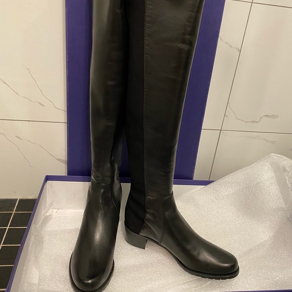 Stuart Weizmann over knee boots